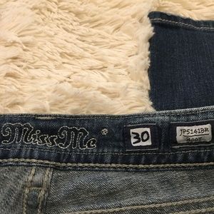 Miss Me Jeans - MISS ME JP5141BR Boot Whisker Dark Studded Flaps Miss Me Jeans - MISS ME JP5141BR Boot Whisker Dark Studded Flaps